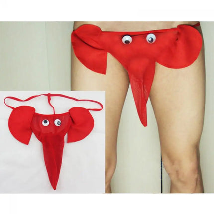 en's Sexy Elephant Lingerie G-string Male T-back Thongs Bulge Pouch Underwear Men's Clothing