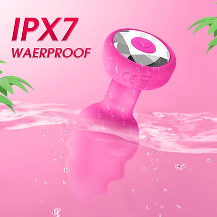 Anal Plug Vibrating Butt Plug Adult Sex Toys with APP & Remote Control Clitoral Vibrator 10 Vibration Modes for Men Women Couple