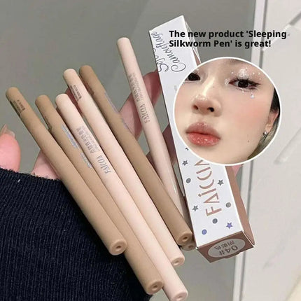 Charming Shiny Lying Silkworm Eyeliner Pencil Matte Waterproof Lasting Highlighter Eyeshadow Glitter Liquid Liner Eye Pencile