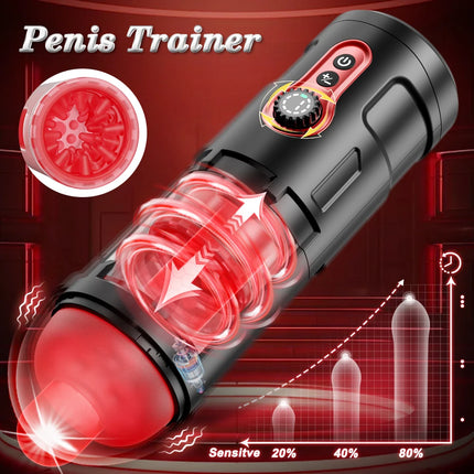 Automatic Male Mastubator Vibration Blowjob Machine for Men Masturbation Cup Sex Toys Adult Goods for Men Masturbate Supplies