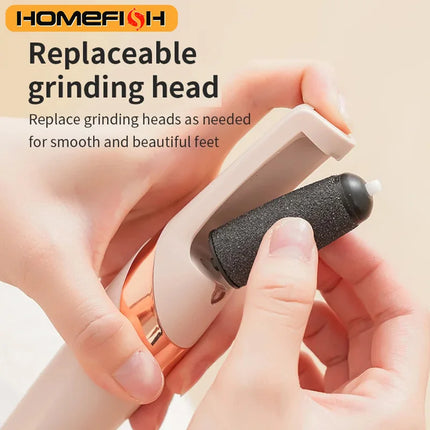 Electric Foot Grinder Automatic Foot Callus Rubbing Pedicure Dead Skin Callus Remover for Foot Rechargeable Foot Beauty