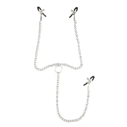Hoyytu 3 Style Metal Nipple Clamps Sex Toys For Women With Chain Bondage Slave Nipple Labia Clitoris Stimulator Sexy Toys