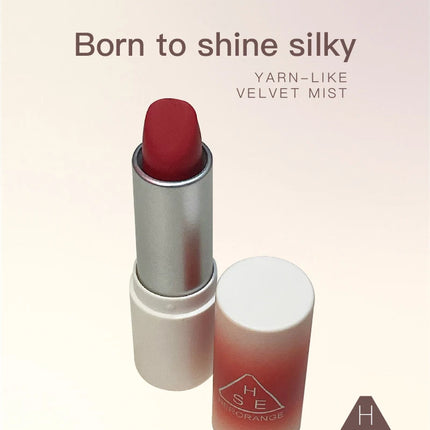 HERORANGE yarn felt velvet fog matte lipstick fog face velvet color holding makeup lifting color whitening lipstick