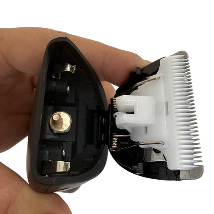 Body Hair Trimmer Shaver for Men Ball Trimmer for Groin Pubic Replaceable Ceramic Blade Waterproof Clippe Replacement Blades