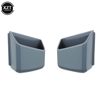 2Pcs Universal Car Sunglasses Phone Organizer Eyeglasses Glasses Holder Organizer Storage Boxes Holders Pocket Auto Accessories