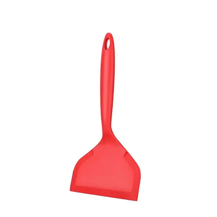 Non-stick Silicone Spatula, Wide Soft Turner for Egg Pancake Fish Pizza, Kitchen Cooking Scraper