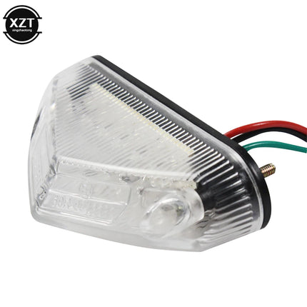 Universal Motorcycle Light DC 12V12LED Brake Warning Light Fender Small Tail Light DRL Indicator Brake Tail Light