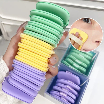 48pcs Biscuit Cosmetics Puffs Set Concealer Foundation Makeup Sponge Make Up for Women Powder Puff Korean Beauty Tool Accesories