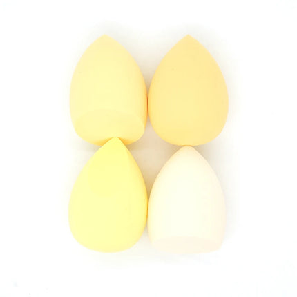 4Pc/Bag Makeup Sponge Powder Puff Dry and Wet Combined Beauty Cosmetic Ball Foundation Powder Puff Bevel Cut Make Up Sponge Tool