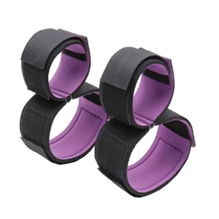 BDSM  Sexy Wrist To Ankle Cuffs Open Leg Hand Toys For Garter Adult Couple Adult SM Bondage Sex Restraint Handcuffs Slave Tools