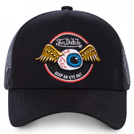 Casual fashion VON Baseball Cap Breathable shade Alphabet embroidery Sunblock Mesh Embroidered DUTCH Trucker Hat