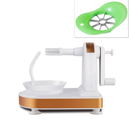 Hand-cranked Apple Pear Peeler Manual Melon Fruit Peeler Potato Automatic Kitchen Multifunctional Cutter Tool With Fruit Divider