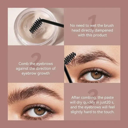 3D Eyebrow Styling Cream Waterproof Quick-drying Make up Eyebrow Sculpt Soap Natural Wild Brows Pomade Setting Gel Wax Wholesale