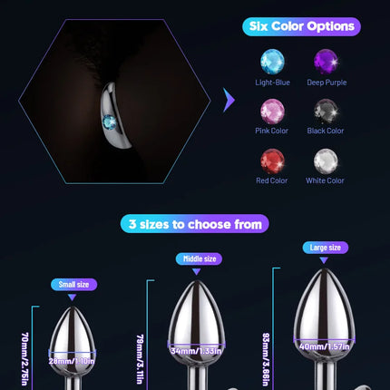 Runyu Metal Anchor Base Anal Plug Adule Toy Stainless Steel Butt Plug Sexy Adult Penetration Anal Toy Fetish But Pluk Sex Toys