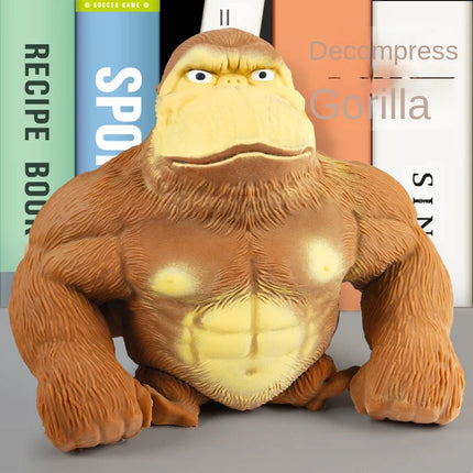 14cm Antistress Orangutan Fidget Toys Squishy Elastic Monkey Funny Decompression Gorilla Stress Relief Games Toy for Adults