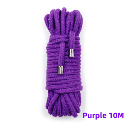5M/10M/20M Shibari Accessory of Handcuffs Bondage Cotton Rope for Men Woman Fetish Slave Role Play Binder Restraint Touch Tie Up