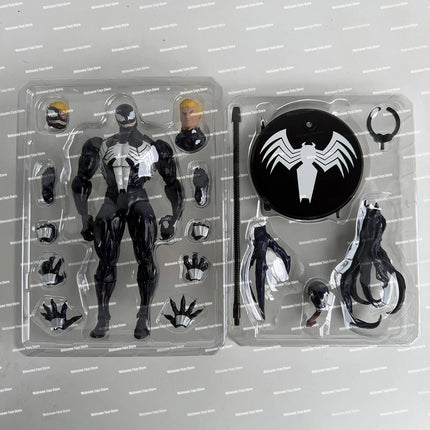 NEW Mess Toys Lethal Neighbor Venom Symbiotic Spider Man Messtoys Black Suit Spiderman Anime Action Figure Model Doll Gifts Toys