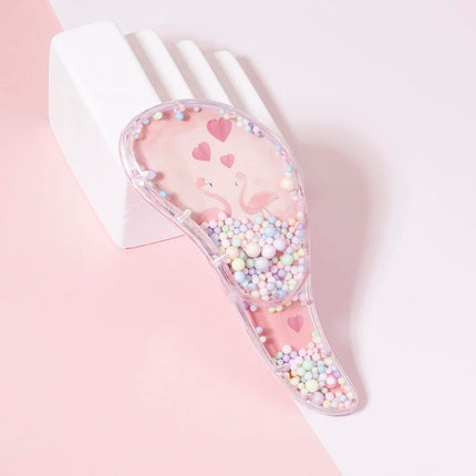 portable anti-static cartoon comb massage hair brush massage hair brush comb salon accessories Special for real hair wigs