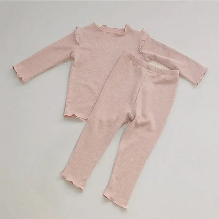 2Pcs Toddler Girl Clothes Sets Kids Homewear Pajamas For Girls Baby Girl Clothing Sets Spring Autumn