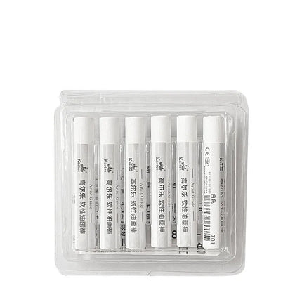 Kuelox Professional Super Soft Oil Pastel Crayon 24/36/48 Colors Artist White Soft Pastels For Painting Stationery Art Supplies