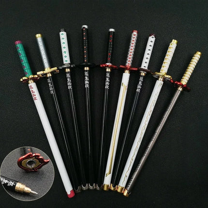 20cm  Anime Peripheral Neutral Pen/my Wife/Zenyi/moth/butterfly Blade Day Wheel Knife Stationery Signature Pen