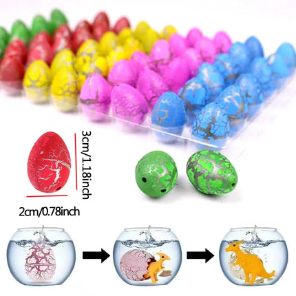 10/20PCS Funny Hatching Dinosaur Eggs Magic Growing Surprise Egg Crack Open Dinosaur Egg Novelty Gag Toy Birthday Party Gift ZYF