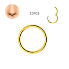 Gold-10pcs / CN / (18G)1.0x9mm
