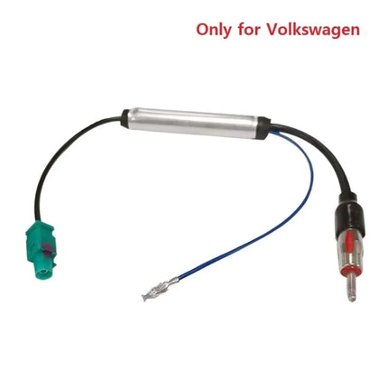 Car Special Radio Antenna AM/FM Audio Radio Signal Amplifier Dual Fakra RF Radio Antenna Aerial Adapter for Volkswagen