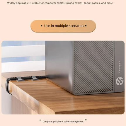 Reusable Cable-Ties Velcro-Ties 1/2/5m Self-Adhesive Power-Cord Holder Adjustable Cord-Storage Desktop-Organiser Manager Hardwar