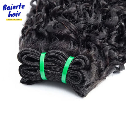 Malaysia 15A Small Pixie Curly Bouncy Hair Bundles Unprocessed Kinky Curly Human Hair Pixie Curls Weave Virgin Hair Extension Bundles Wefts Deep Afro Pixie Burmese Curly Virgin Raw Human Hair 3/4 Bundles Deal Brazilian Hair W