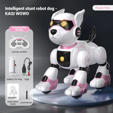 RC Robot Dog Stunt Programmable Voice Touch / Chien Robot RC Cascades Programmable Vocal Tactile