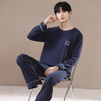 Men's size 3xl recommended 85-95kg / Long-sleeved suit-a1506 double pockets