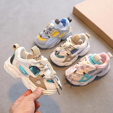 Size 21-36 Baby Toddler Shoes For Boys Girls Breathable Mesh Little Kids Casual Sneakers Non-slip Children Sport Shoes tenis