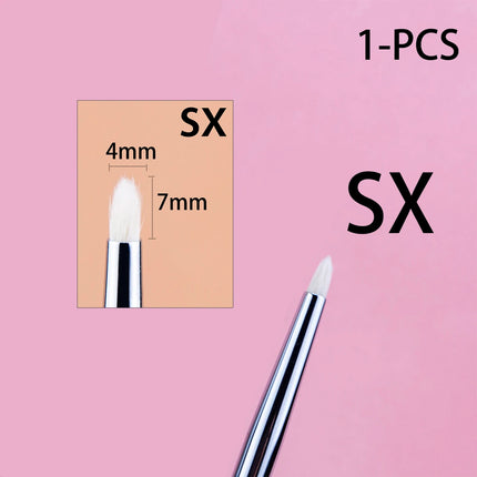 Highlighter Brush Eyeshadow Crease Brush Contour Crease Highlighter Sculpting Makeup Brushes 100% Goat Hair Tapered Beauty Tool