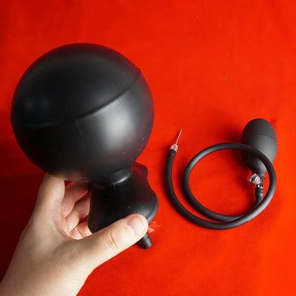 Silicone BDSM Bondage Slave Gag,Inflatable Mouth Gags Ball with Detachable Pump ,Sex Toys for Couple,Restraints,Role Play