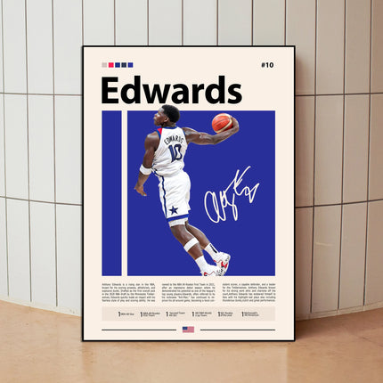 Basketball Players Series Poster Print Canvas Art Pictures Home for Living Room and Bedroom Modern Wall Decor Frameless Painting