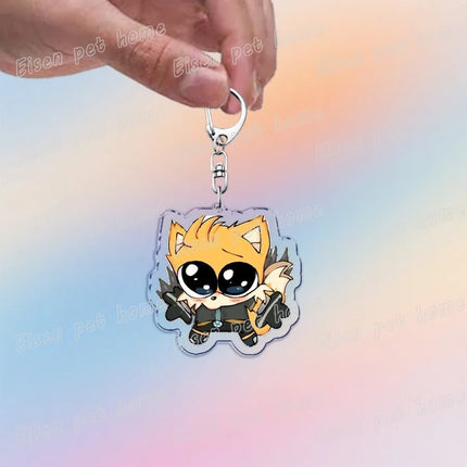 Cute Cartoon Hedgehog Keychain Accessories Bag Charms Anime Animal Meme Keychains Keyrings Jewelry Fans Gift