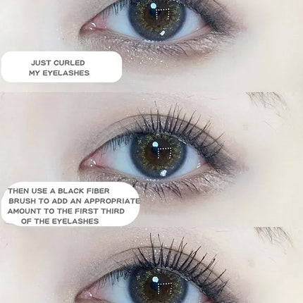 Gege Bear Dream Party Curly Black Sun Flower Mascara Cute Design All Day Long-Wearing Lash-Lengthening Thick Volume Eyelashes