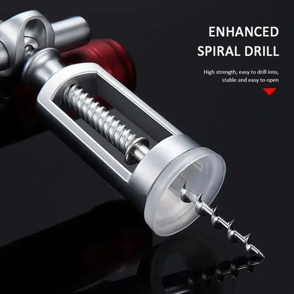 Multi Functional Red Wine Bottle Opener Manual Creative Tool Zinc Alloy Bottle Opener Household Simple Wine Stopper