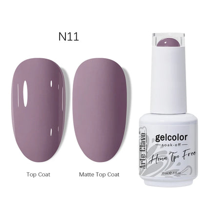 Arte Clavo HEMA TPO FREE Gel Nail Polish 15ML Long Lasting For Manicure Semi Permanent Nail Art UV LED Gel Varnish Nail Supplies