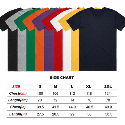 100% Cotton Custom T Shirt Make Your Design Logo Text EU Size for Men and Women Front Back Both Side Personalized Tshirt