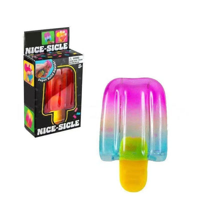 Needoh Fuzz Ball Smile Soft Jellyfish Squish Squeeze Toy Stress Anxiety Relief Stress Sensory Waterproof Water Play Sensory Toy