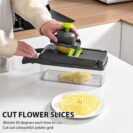 Vegetable Slicer 16in1 / Trancheuse Légumes 16en1