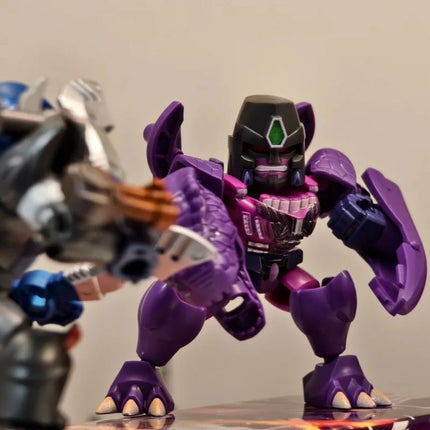 Blokees Transformers Defender Version 6 Collectible Blind Box Beast Wars Action Figures Optimus Prime Megatron Bruticus Model