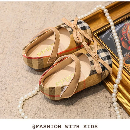 NEW Classic Winter Princess Shoes Baby Soft-solar Toddler Shoes Girl Children Plate Cloth Single Shoes 0-3 Years Old Bow Sandals