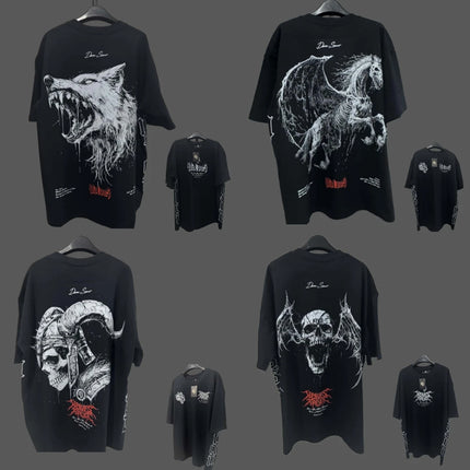 JAPAN BUSHIDO Anime Printed Men T-shirt City Fitness Training Sportswear Loose Casual Crewneck Men's T Shirts Couples Cotton Tee