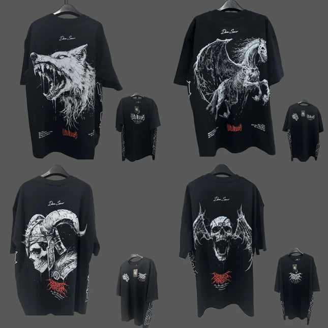 JAPAN BUSHIDO Anime Printed Men T-shirt City Fitness Training Sportswear Loose Casual Crewneck Men's T Shirts Couples Cotton Tee