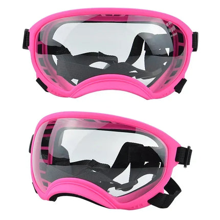 ATUBAN Dog Goggles Anti UV Strong Impact Resistance Adjustable Elastic Puppy Large Breed Dog Goggles Breathable Pet Sunglasses