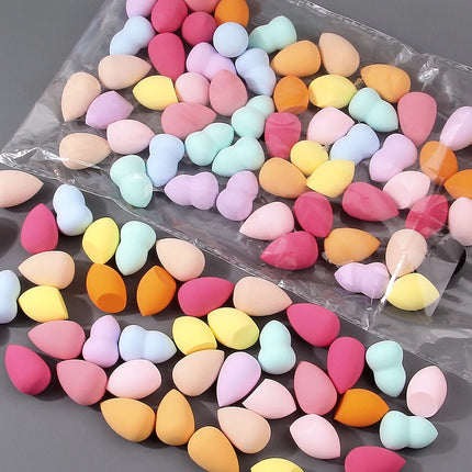 10/20/25/50/100PCS Latex-Free Makeup Sponges | Random Colors & Shapes for Liquid/Cream/Powder | Blending Beauty Sponge Bulk Set