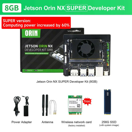 Jetson Orin NX Developer Kit Super Version with 117/157TOPS Computing Power For Embedded Edge Systems 8GB/16GB RAM Deep Learning